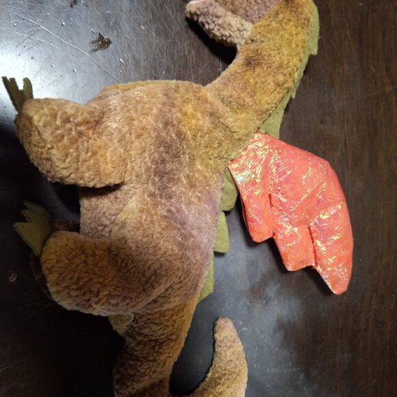 Ty Beanie Baby Scorch dragon tag  retired 7/31/98 RARE NO TAG - Picture 2 of 7